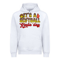 White it s a softball kinda day Urban Hoodie - Zillion Design Studio