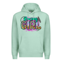 Seafoam racing girl Premium Hoodie - Zillion Design Studio
