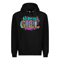 Black racing girl Premium Hoodie - Zillion Design Studio