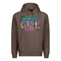 Coffee racing girl Premium Hoodie - Zillion Design Studio