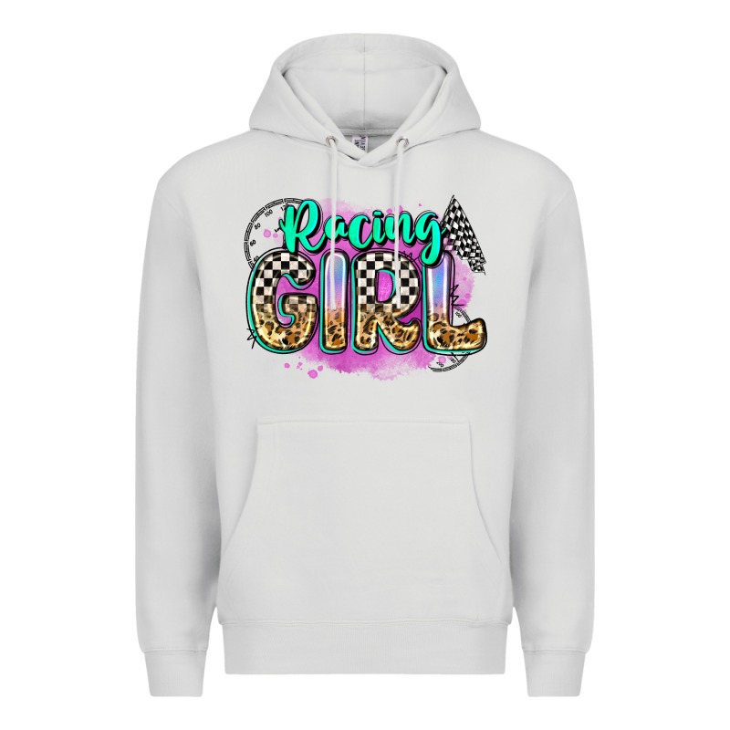 Racing Girl Premium Hoodie by Zillion Design Studio | Teevron