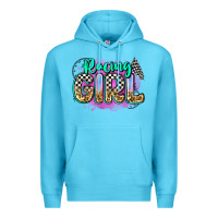 Ocean Blue racing girl Premium Hoodie - Zillion Design Studio