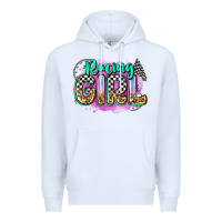 White racing girl Premium Hoodie - Zillion Design Studio