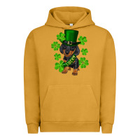 Pigment Peanut Butter st. patrick's day lucky dachshund puppy Urban Hoodie - RanaPortraitStore
