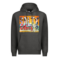 Charcoal Heather salty vibes Premium Hoodie - texasbilliewilder
