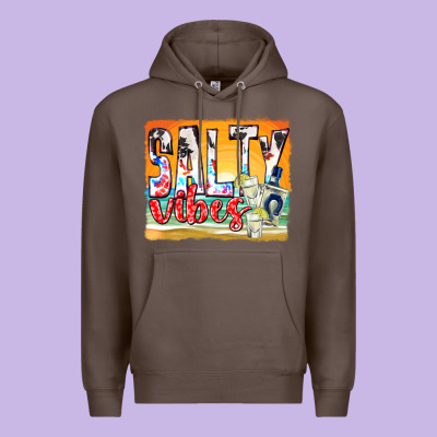Salty Vibes Premium Hoodie Designed By Texasbilliewilder