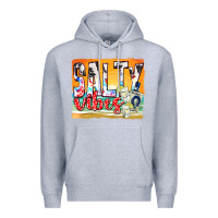 Heather Grey salty vibes Premium Hoodie - texasbilliewilder