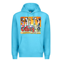 Ocean Blue salty vibes Premium Hoodie - texasbilliewilder