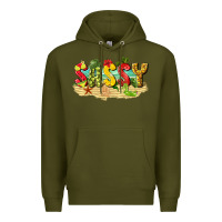 Army Green sassy beach Premium Hoodie - texasbilliewilder