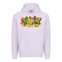 Lilac sassy beach Premium Hoodie - texasbilliewilder