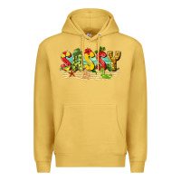 Antique Gold sassy beach Premium Hoodie - texasbilliewilder