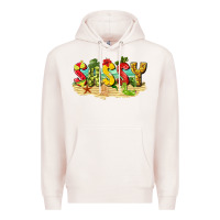 Pale Pink sassy beach Premium Hoodie - texasbilliewilder