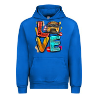 Cobalt love school bus Urban Hoodie - texasbilliewilder