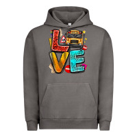 Pigment Tornado love school bus Urban Hoodie - texasbilliewilder