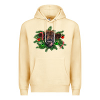 Pina Colada Christmas highland calf Premium Hoodie - RanaPortraitStore