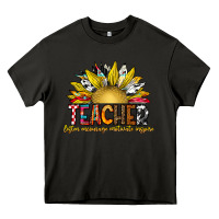 Asphalt Teacher Heavy Core Tee - CowhideDigitalArt