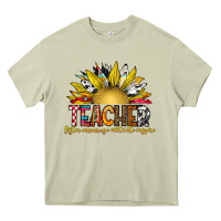 Mossy Teacher Heavy Core Tee - CowhideDigitalArt