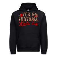 Black it s a football kinda day Urban Hoodie - Zillion Design Studio