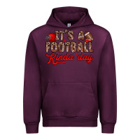 Mauve Wine it s a football kinda day Urban Hoodie - Zillion Design Studio