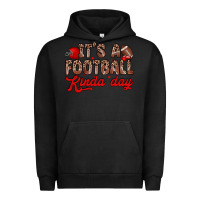 Pigment Black it s a football kinda day Urban Hoodie - Zillion Design Studio