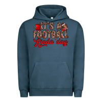 Pigment Midnight Navy it s a football kinda day Urban Hoodie - Zillion Design Studio