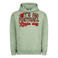 Pigment Oil Green it s a football kinda day Urban Hoodie - Zillion Design Studio