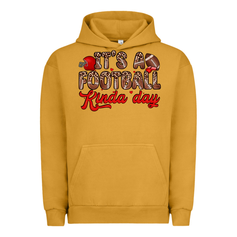 It S A Football Kinda Day Urban Hoodie by Zillion Design Studio | Teevron