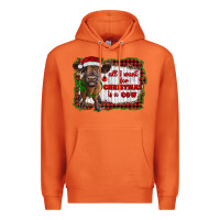 Carrot all i want for christmas is a cow highland calf Premium Hoodie - RanaPortraitStore