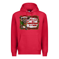 Cardinal all i want for christmas is a cow highland calf Premium Hoodie - RanaPortraitStore