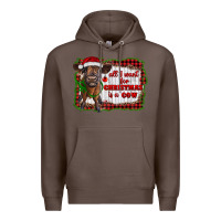 Coffee all i want for christmas is a cow highland calf Premium Hoodie - RanaPortraitStore