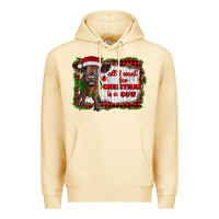 Pina Colada all i want for christmas is a cow highland calf Premium Hoodie - RanaPortraitStore