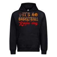 Black it s a basketball kinda day Urban Hoodie - Zillion Design Studio