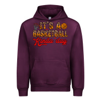 Mauve Wine it s a basketball kinda day Urban Hoodie - Zillion Design Studio