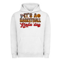 Pigment Lunar Rock it s a basketball kinda day Urban Hoodie - Zillion Design Studio