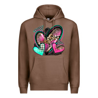 Chestnut race hearts Premium Hoodie - Zillion Design Studio