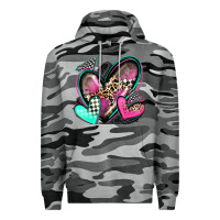 Slate Camo race hearts Premium Hoodie - Zillion Design Studio