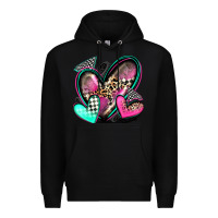 Black race hearts Premium Hoodie - Zillion Design Studio