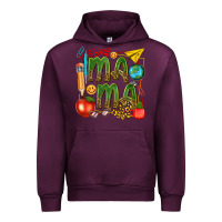 Mauve Wine mama teacher Urban Hoodie - texasbilliewilder