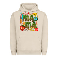 Pigment French Oak mama teacher Urban Hoodie - texasbilliewilder