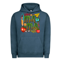 Pigment Midnight Navy mama teacher Urban Hoodie - texasbilliewilder