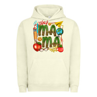 Pigment Pistachio mama teacher Urban Hoodie - texasbilliewilder