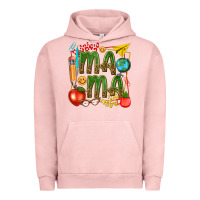 Pigment Salmon mama teacher Urban Hoodie - texasbilliewilder