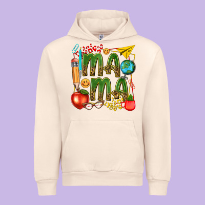 Mama Teacher Urban Hoodie Designed By Texasbilliewilder