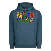 Pigment Midnight Navy math teacher Urban Hoodie - texasbilliewilder