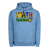 Pigment Pebble Blue math teacher Urban Hoodie - texasbilliewilder