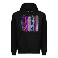 Black race brushstrokes Premium Hoodie - Zillion Design Studio