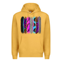 Mustard race brushstrokes Premium Hoodie - Zillion Design Studio