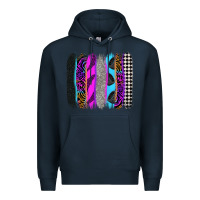 Navy race brushstrokes Premium Hoodie - Zillion Design Studio