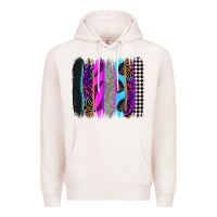 Pale Pink race brushstrokes Premium Hoodie - Zillion Design Studio