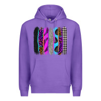 Purple race brushstrokes Premium Hoodie - Zillion Design Studio